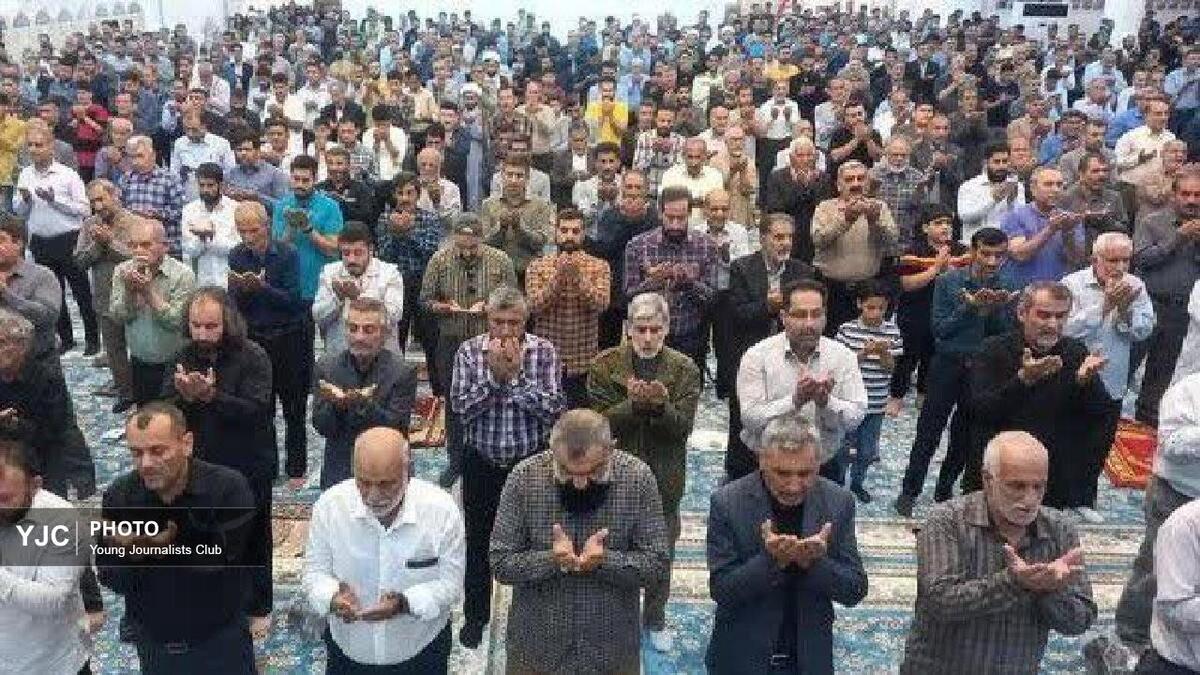 باشگاه خبرنگاران -جلوه باشکوه وحدت و بندگی در نماز عید قربان اهواز