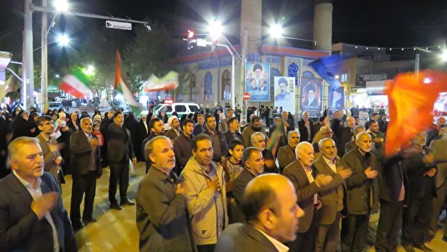 گزارش تصویری از خروش شبانه غیرت انقلابی و حسینی در هریس