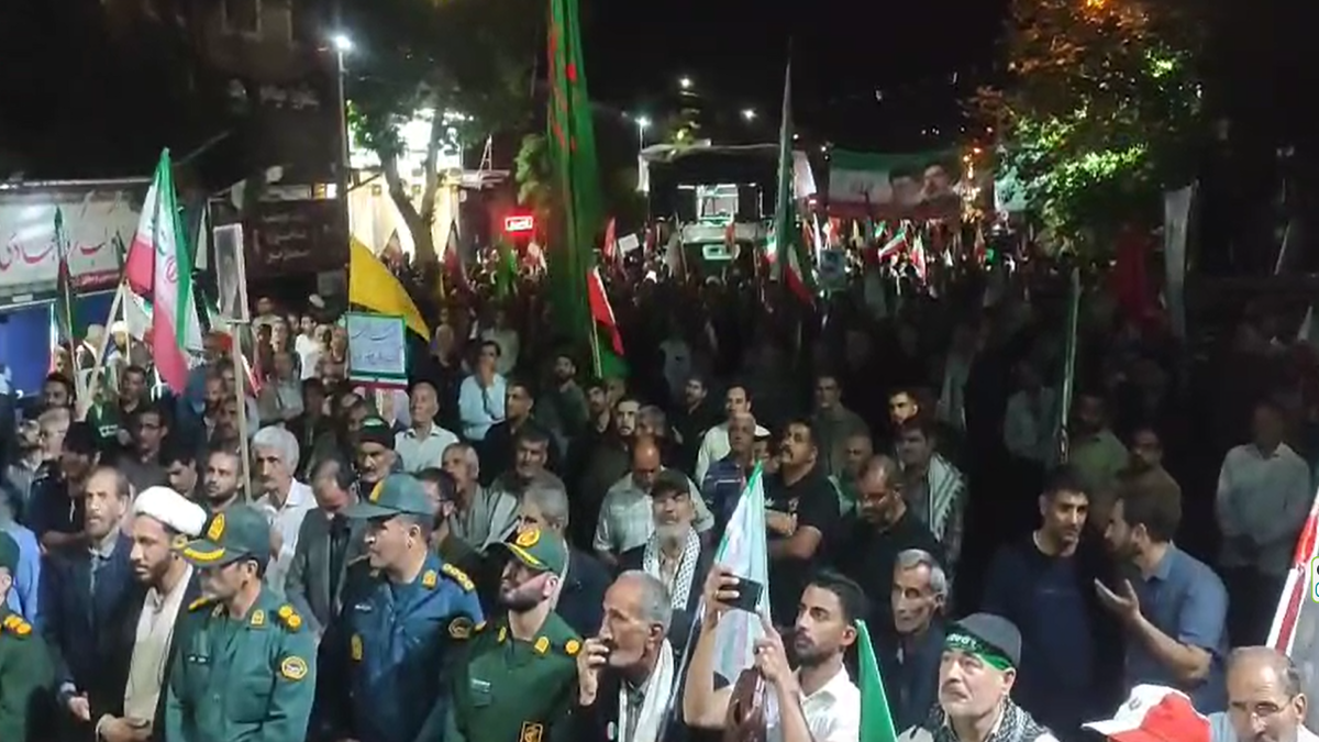 باشگاه خبرنگاران -شب هشتاد و نهم حضور میدانی مردم انقلابی نهاوند به خونخواهی رهبر شهید + فیلم