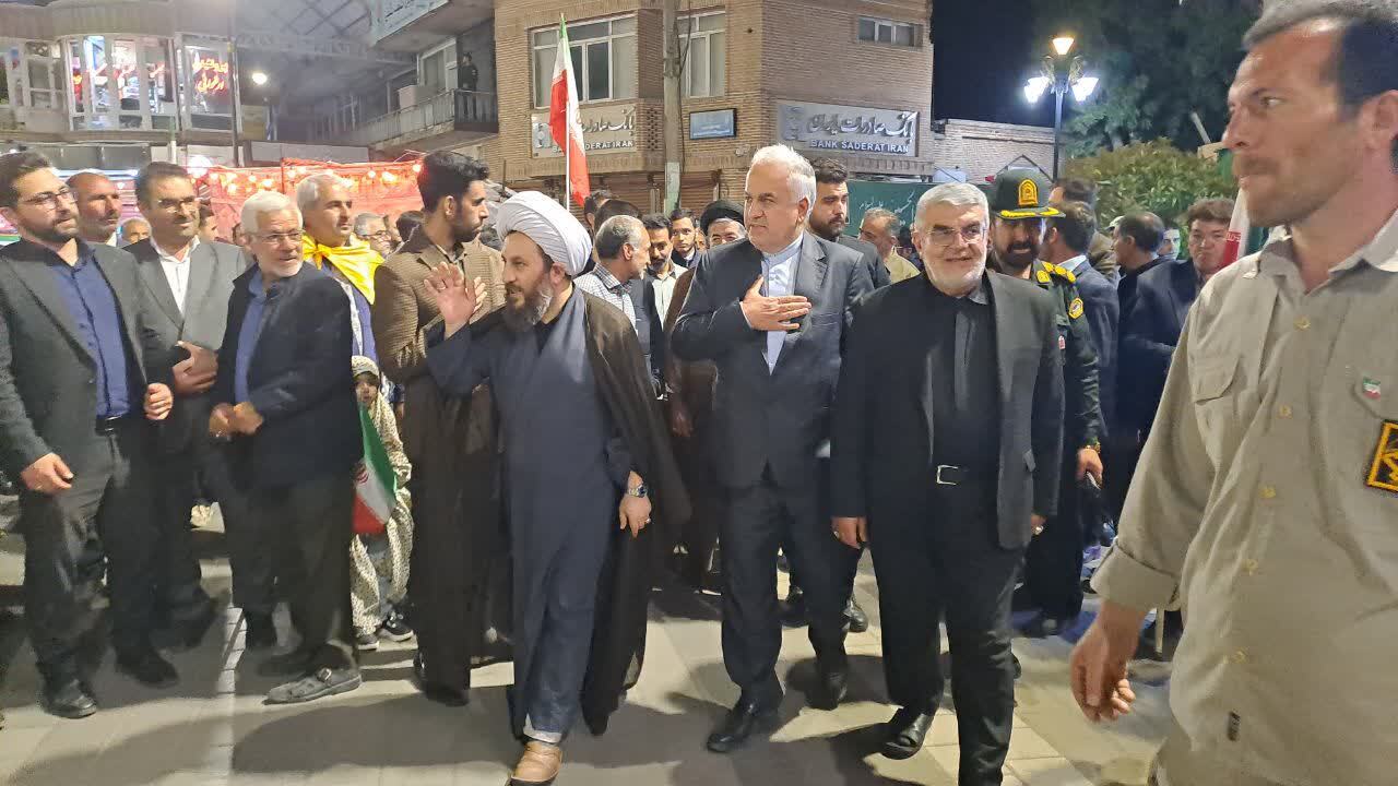 تجمع بزرگ مردم انقلابی خوی در خونخواهی امام امت