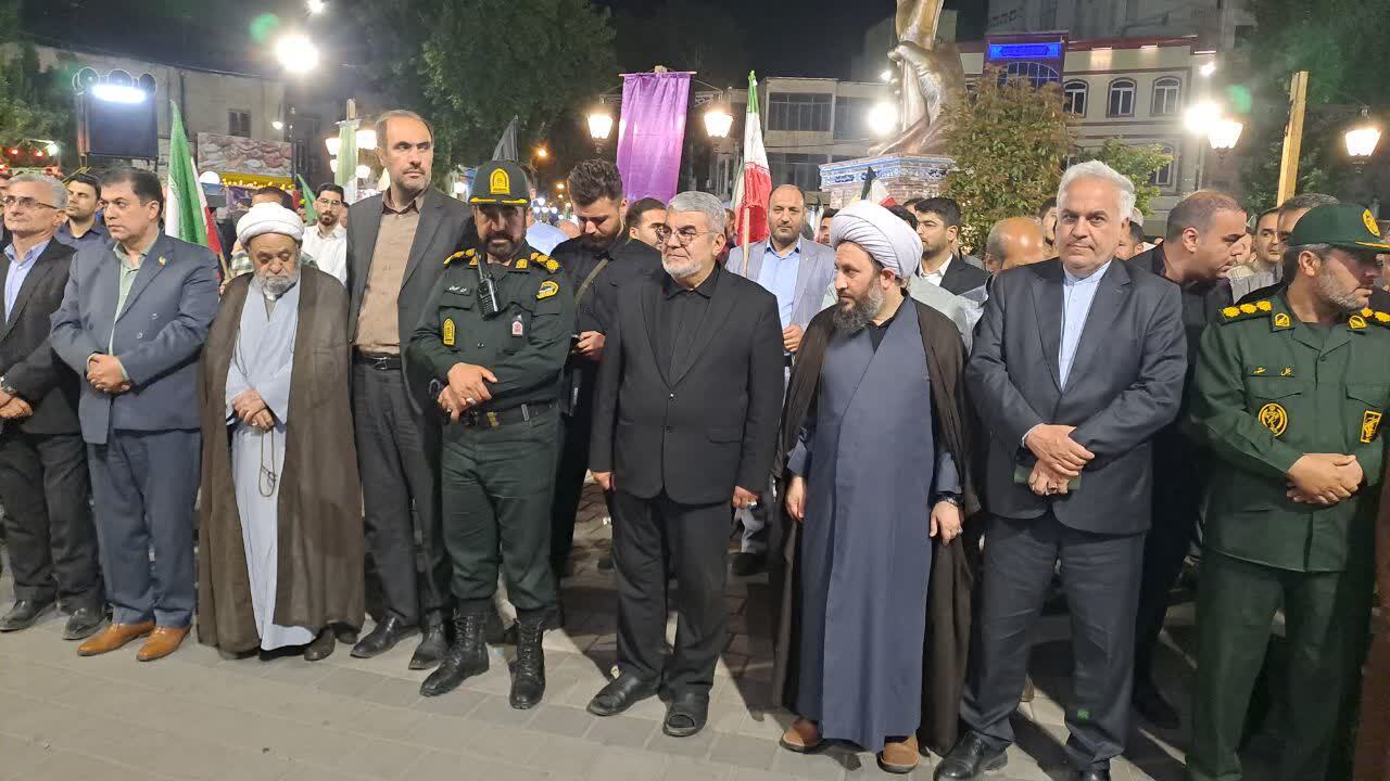تجمع بزرگ مردم انقلابی خوی در خونخواهی امام امت