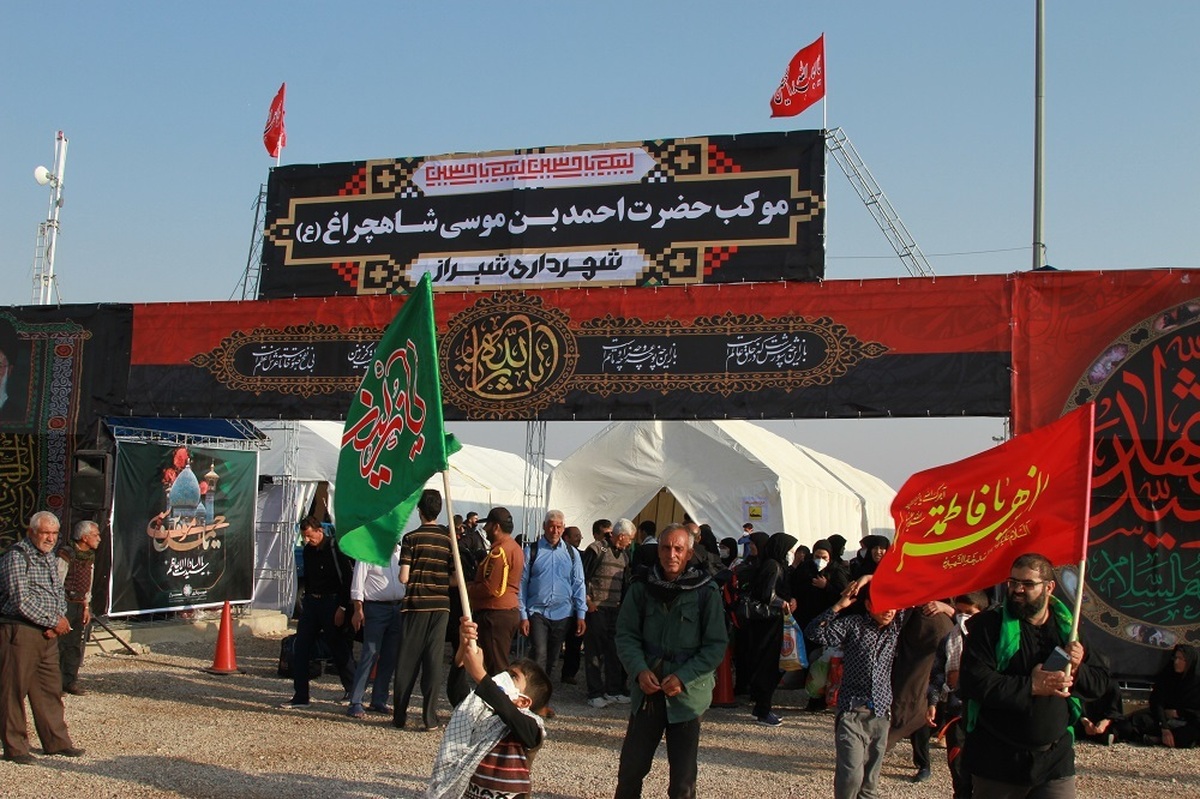 باشگاه خبرنگاران -موکب شهرداری شیراز در مرز شلمچه آماده خدمت به زائران