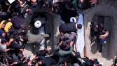 بقایای تفحص شده شهدای مدرسه میناب در هرمزگان تشییع می شود