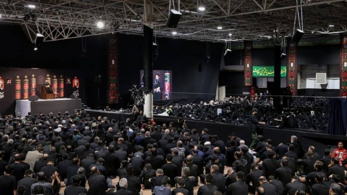 باشگاه خبرنگاران -دومین شب از مراسم عزاداری حسینی در جوار محل عروج قائد شهید