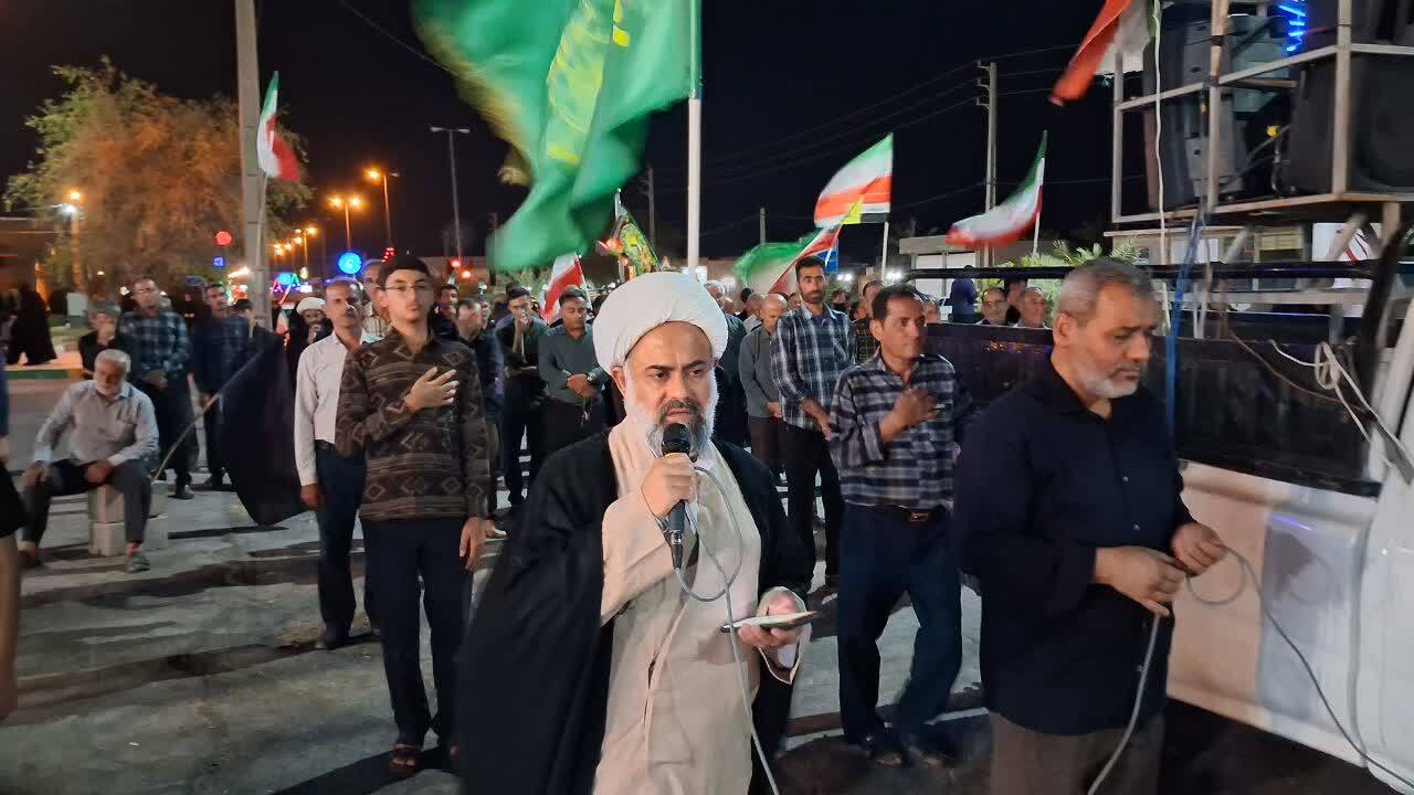 حضور پرشور و حماسی مردم انقلابی آبدان در میدان اقتدار و مقاومت