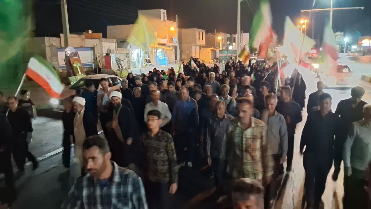 حضور پرشور و حماسی مردم انقلابی آبدان در میدان اقتدار و مقاومت