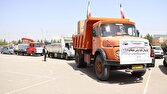ارسال کاروان خودرویی میناب ۱۶۸ به مناطق مختلف استان کرمان