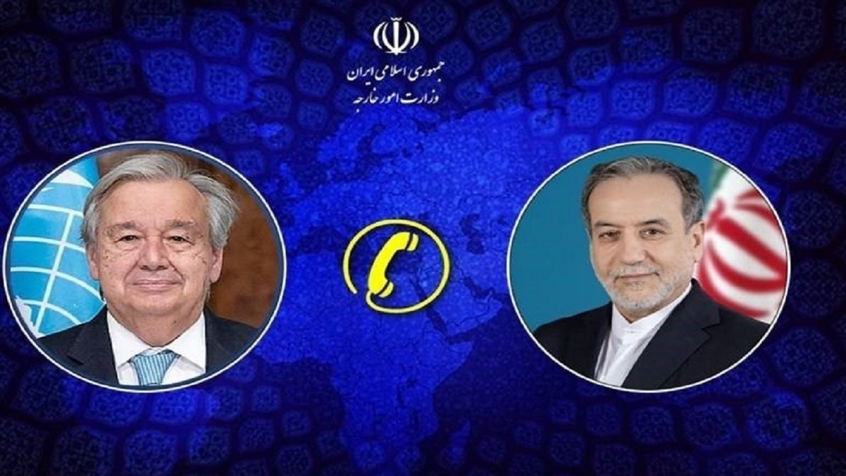 باشگاه خبرنگاران -تماس تلفنی دبیرکل سازمان ملل متحد با عراقچی