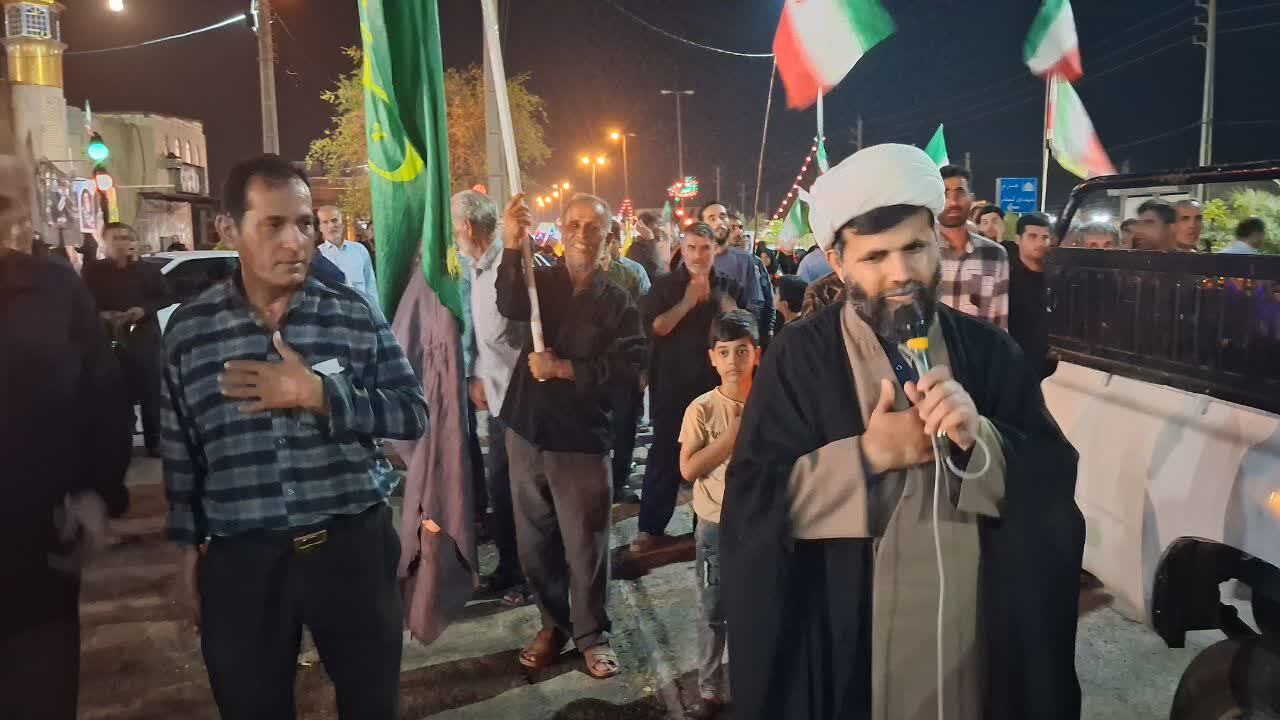 حال و هوای مردم آبدان در تجمعات شبانه از لنز دوربین شهروندخبرنگار