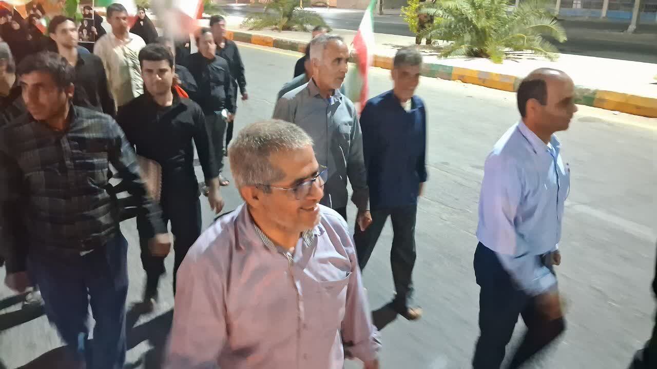 حال و هوای مردم آبدان در تجمعات شبانه از لنز دوربین شهروندخبرنگار