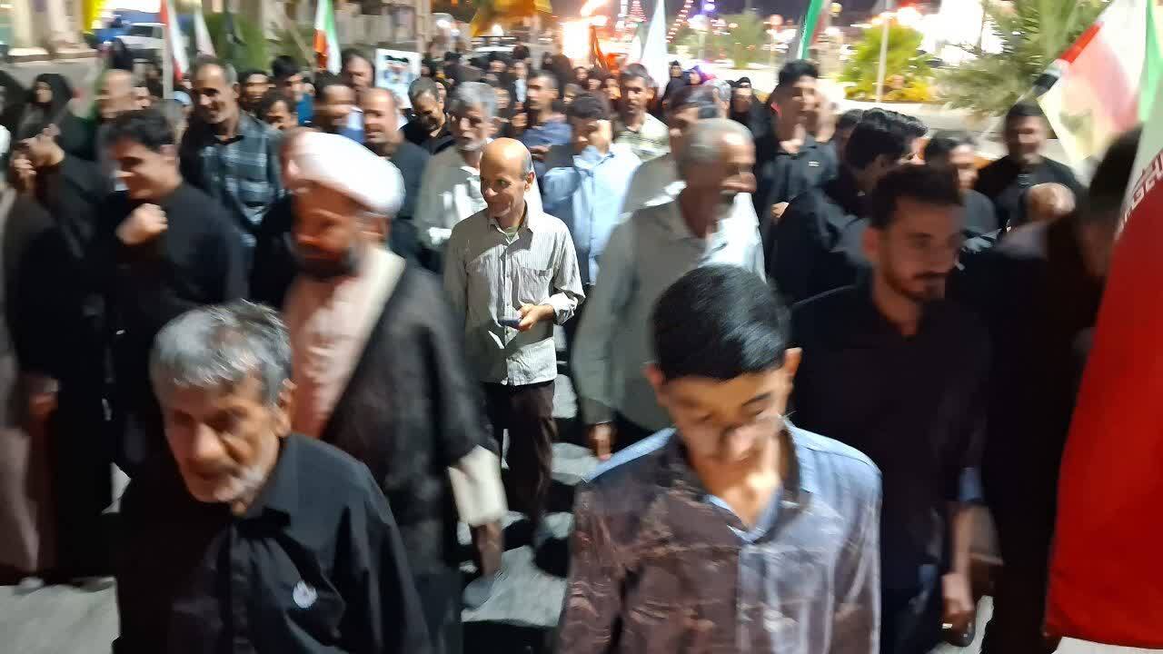 حال و هوای مردم آبدان در تجمعات شبانه از لنز دوربین شهروندخبرنگار