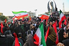 مراسم تشییع پیکر آقای شهید ایران در تهران | ۱