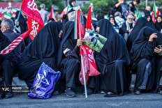 مراسم تشییع پیکر آقای شهید ایران در تهران | ۲