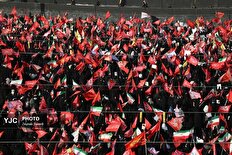 حضور با شکوه مردم در مراسم وداع با رهبر شهید انقلاب اسلامی در مصلای تهران _ ۲
