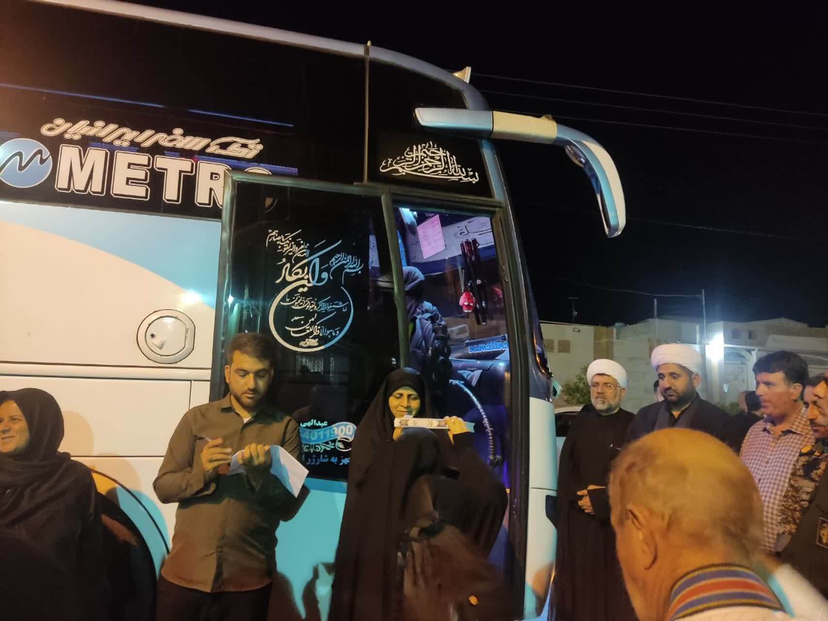 اعزام ۱۱۰ نفر دلدادگان قائد شهید امت شهرستان خنج به شهر مقدس قم