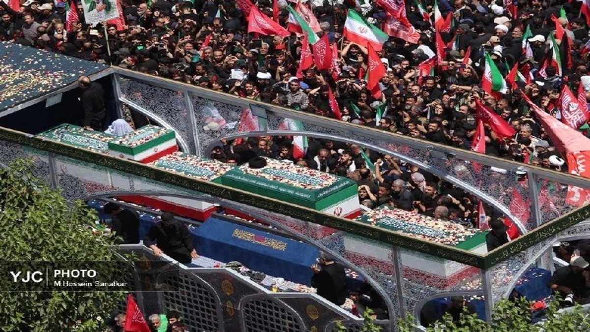 سوگ دیدار آخر در تهران + فیلم