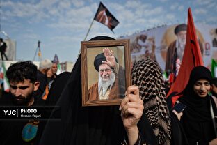 مراسم تشییع پیکر آقای شهید ایران در تهران _ ۶