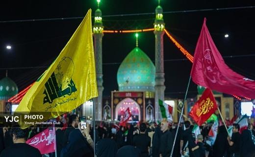 شکوه حضور در مسجد مقدس جمکران برای وداع با رهبر شهید+تصاویر