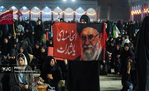جلوه هایی از حضور در مسجد مقدس جمکران برای وداع با رهبر شهید+تصاویر