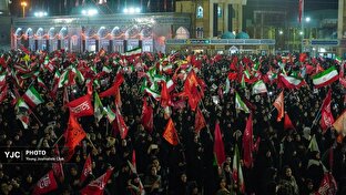 مروری بر حضور قلب ها در مسجد مقدس جمکران برای وداع با رهبر شهید+تصاویر