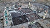 پیکر رهبر شهید به مسجد مقدس جمکران رسید