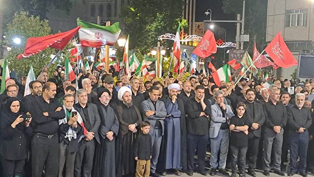 مراسم وداع با پیکر رهبر شهید انقلاب