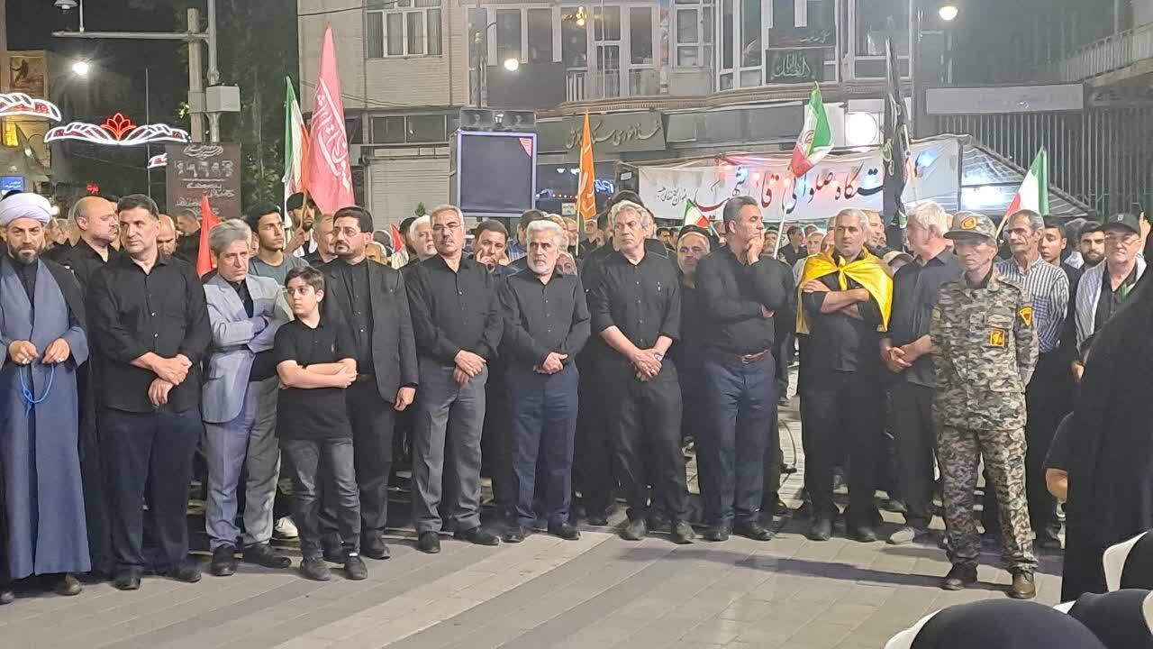 مراسم وداع با پیکر رهبر شهید انقلاب در خوی