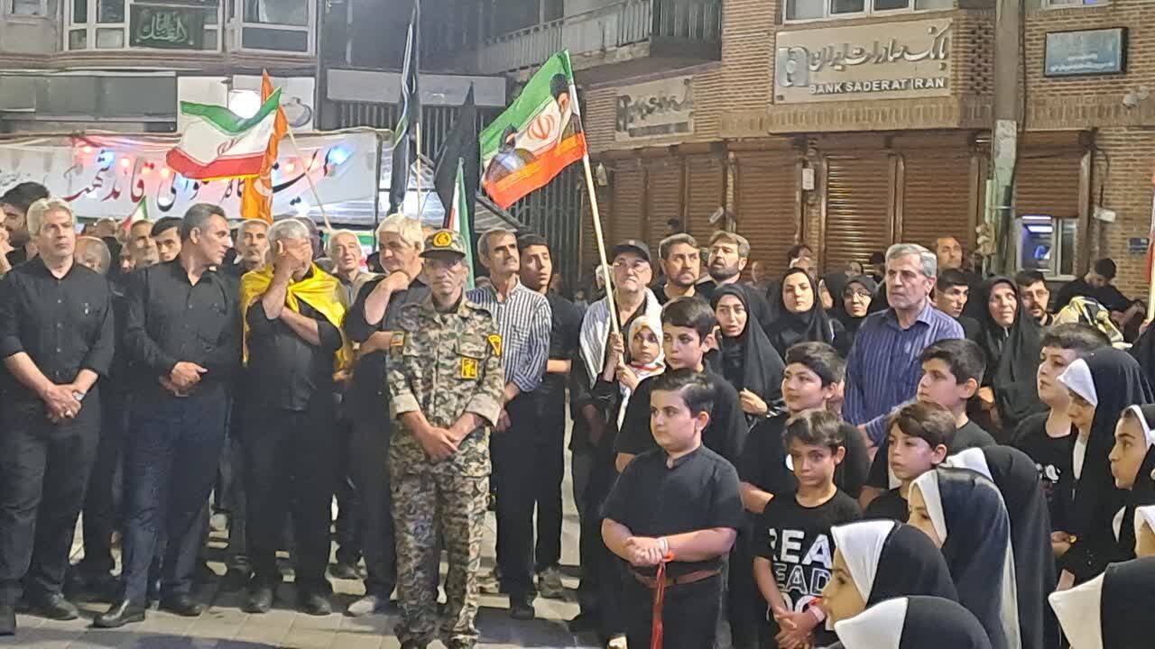 مراسم وداع با پیکر رهبر شهید انقلاب در خوی