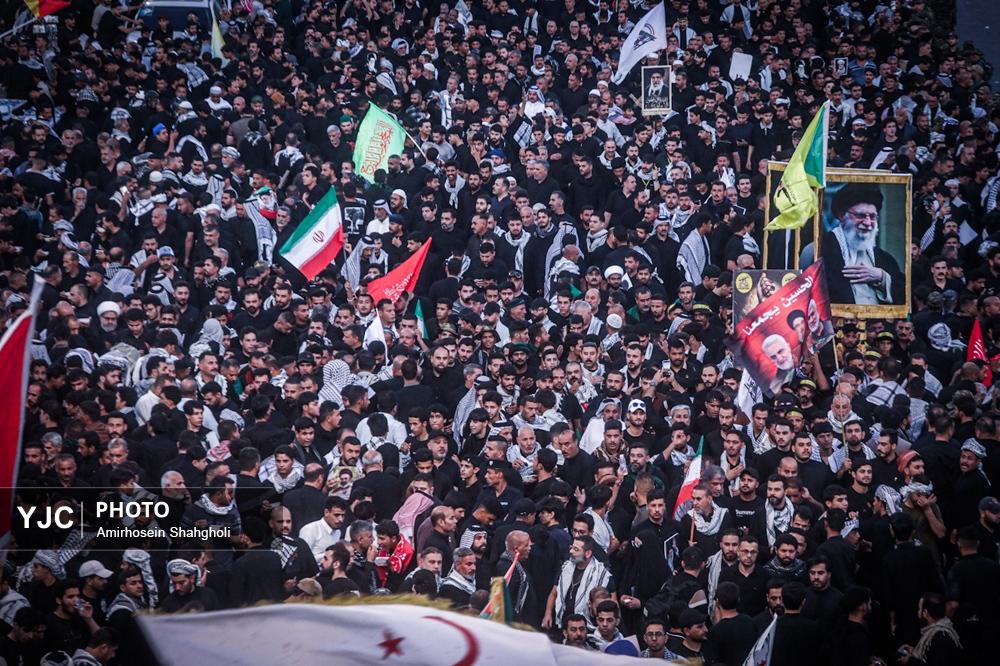 تشییع میلیونی پیکر رهبر شهید انقلاب در نجف اشرف