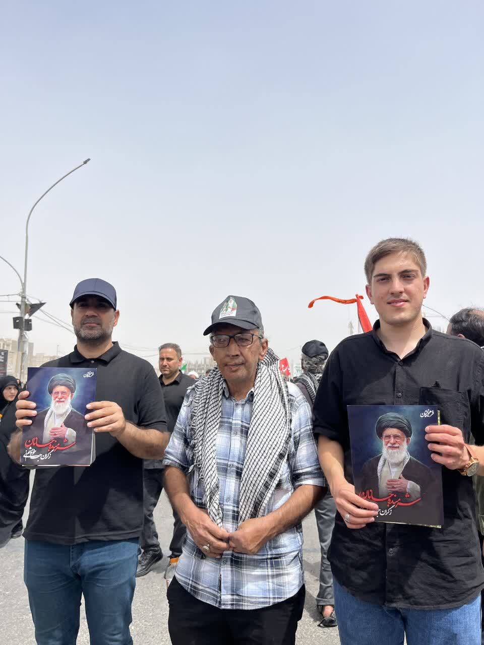 گزارش تصویری از حضور مردم انقلابی روستای اوره در مراسم تشییع آقای شهید ایران