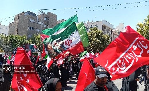 شکوه وفاداری ملت ایران در آخرین روز  وداع