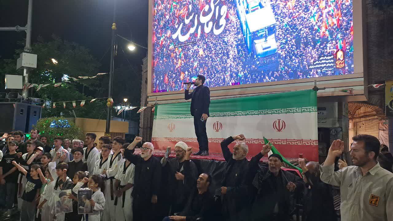 مراسم وداع با آقای شهید ایران و عزاداری در خوی مراسم وداع با آقای شهید ایران و عزاداری در خوی