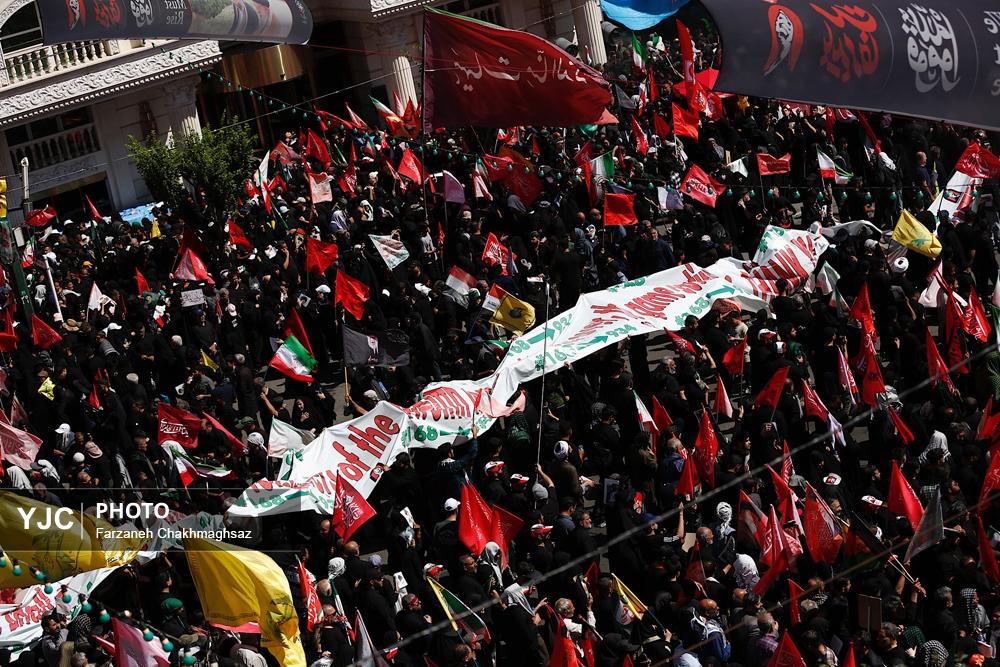 مراسم تشییع پیکر قائد شهید امت در مشهد _۲