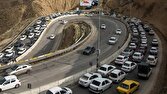 ترافیک نیمه‌ سنگین در محور‌های شمال؛ عزاداران در مسیر مشهد مقدس