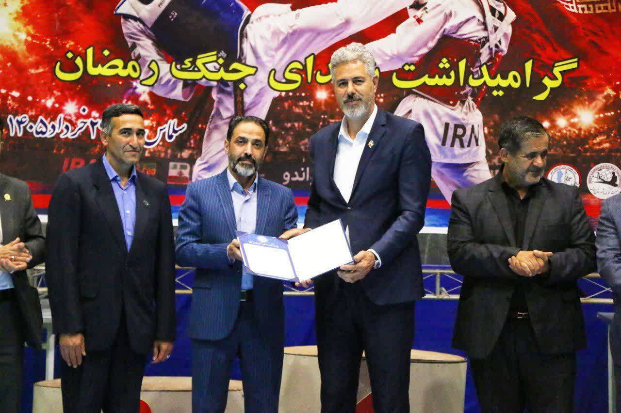 برگزاری مسابقات آزاد تکواندو قهرمانی دختران آذربایجان&zwnj;غربی+تصاویر