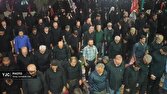 اقامه نماز لیله‌الدفن برای امام شهید امت در سنگر خیابان انقلاب + فیلم