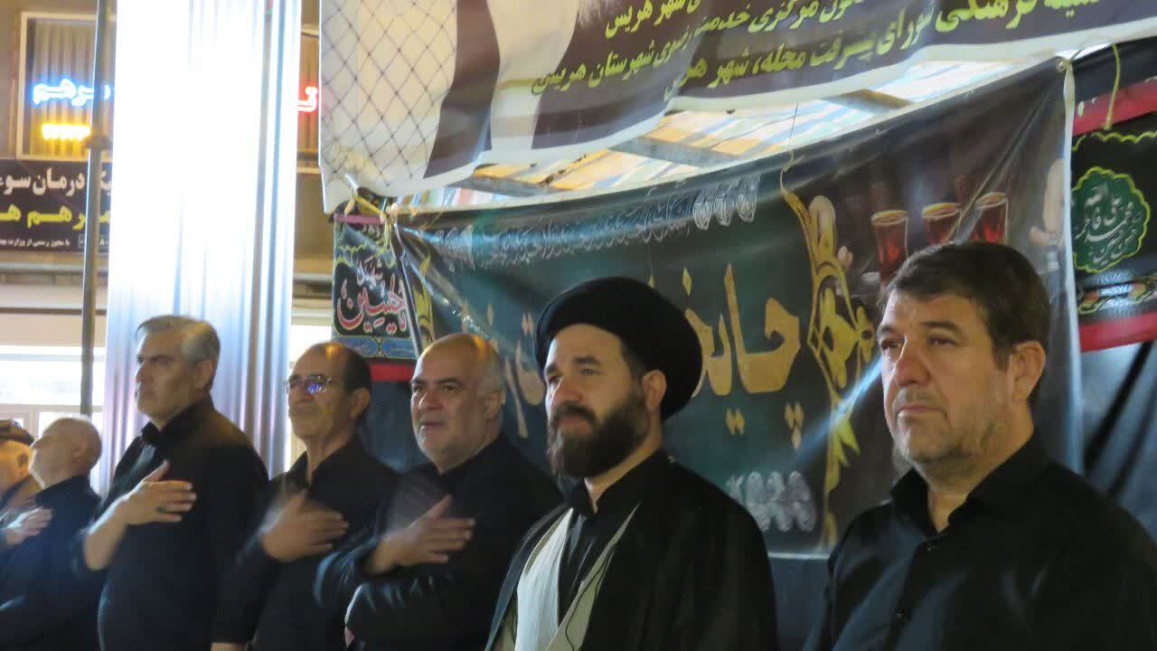 اجتماع مردم انقلابی هریس در خونخواهی امام شهید