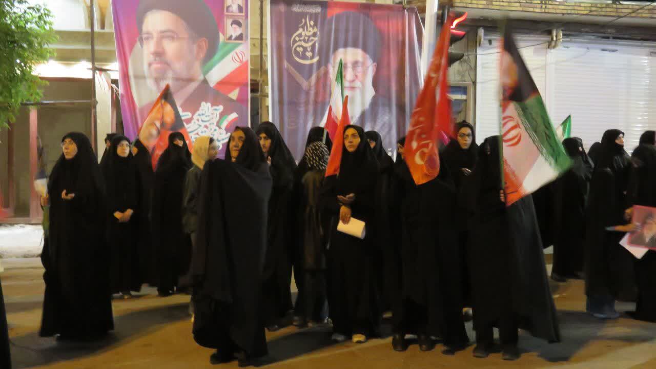 اجتماع مردم انقلابی هریس در خونخواهی امام شهید