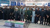 تشییع و خاکسپاری پیکر شهید مدافع وطن در مراغه 