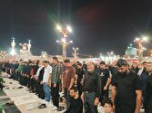 نماز لیله‌الدفن قائد شهید امت در حرم مطهر رضوی اقامه شد + فیلم