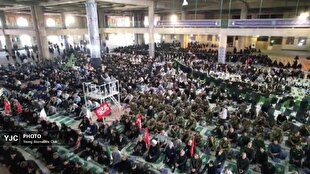 Commemoration ceremony for Ayatollah Seyed Ebrahim Raisi with Khurramabad mourners