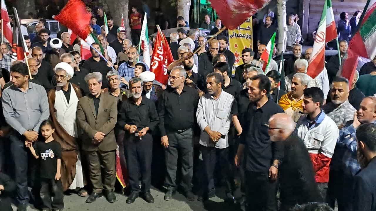 حضور حماسی مردم انقلابی خوی در میدان مقاومت
