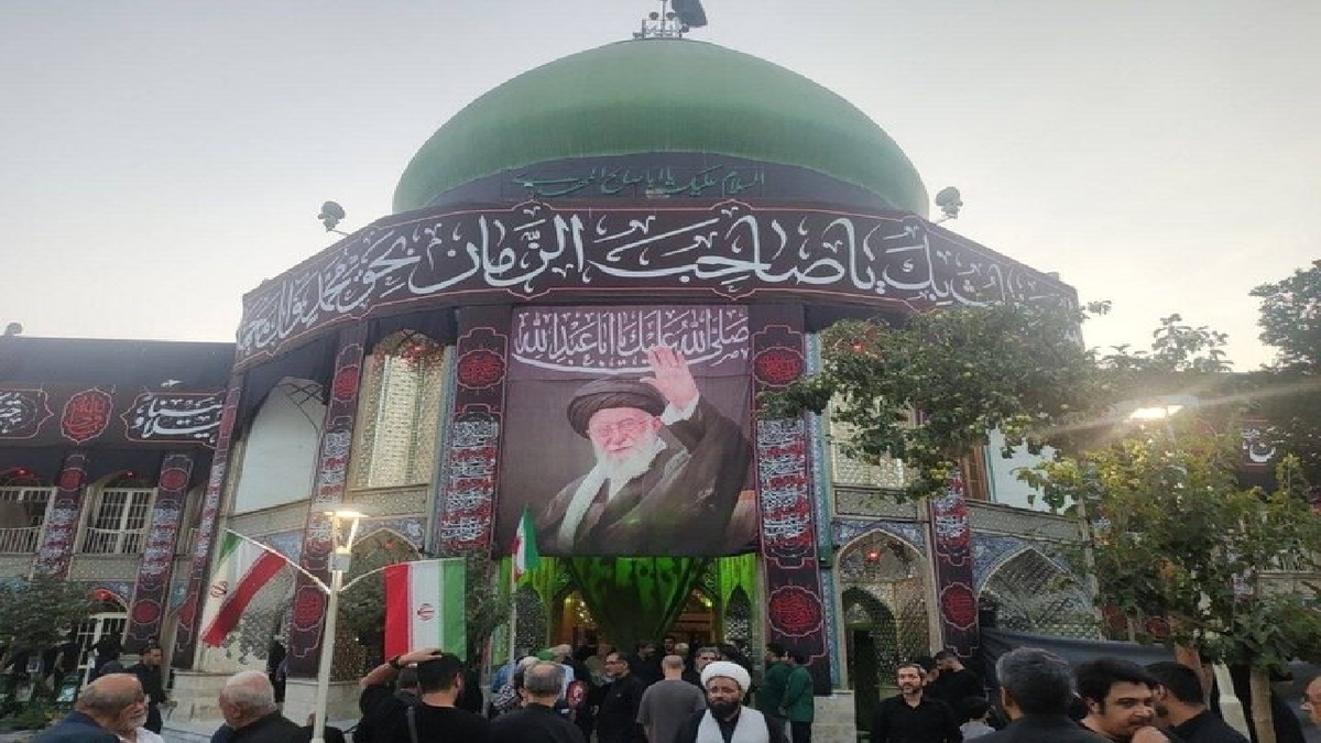 باشگاه خبرنگاران -مراسم بزرگداشت شهادت رهبر انقلاب اسلامی در امامزاده علی‌اکبر (ع) چیذر تهران برگزار شد