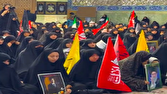 اجتماع بزرگ بانوان مهاجر به یاد رهبر شهید در قم برپا شد+فیلم