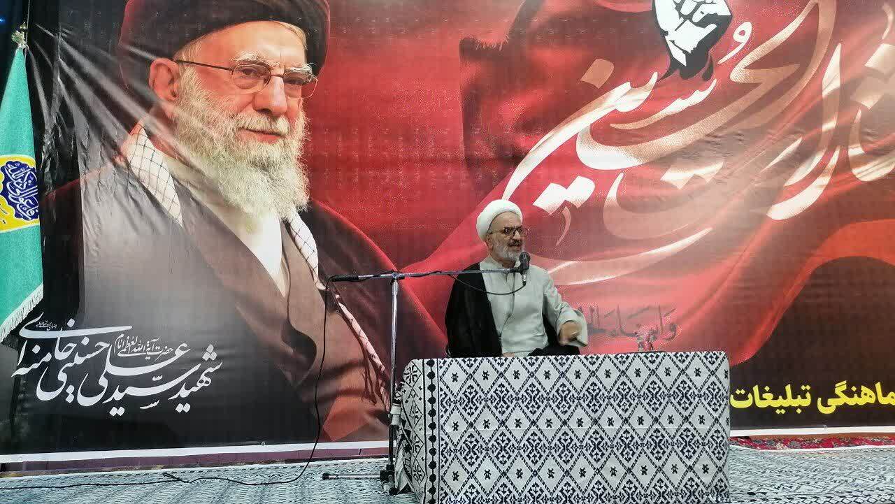 مراسم بزرگداشت شب هفتم رهبر شهید انقلاب در دیباج