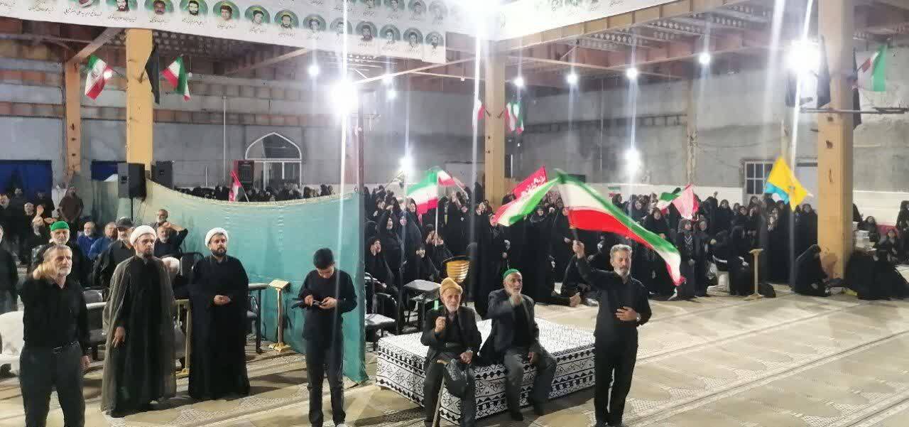 مراسم بزرگداشت شب هفتم رهبر شهید انقلاب در دیباج