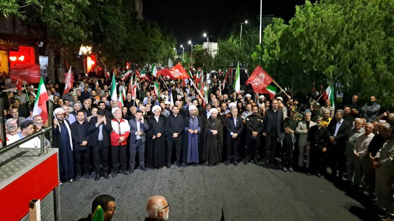 حماسه آفرینی مردم انقلابی خوی در میدان اقتدار و مقاومت