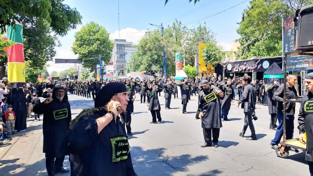 برگزاری مراسم سوگواری حضرت اباعبدالله الحسین(ع) و یاران باوفایش در آذربایجان غربی + تصویر