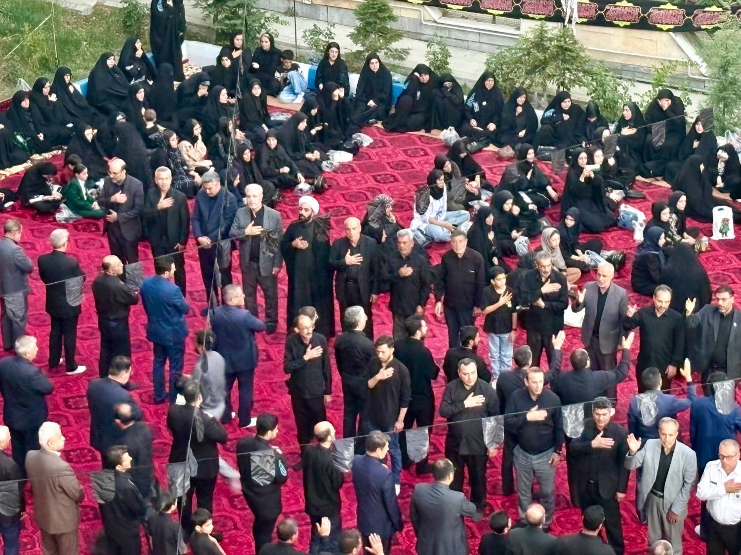 برگزاری مراسم سوگواری حضرت اباعبدالله الحسین(ع) و یاران باوفایش در آذربایجان غربی + تصویر