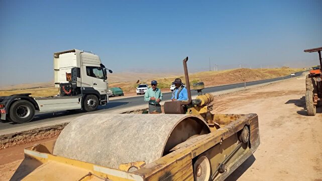 عملیات اجرایی قطعه ۹ بزرگراه کربلا با شتاب مناسب در حال انجام است